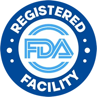 Registered FDA facility seal